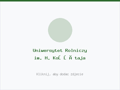 Uniwersytet Rolniczy im. Hugona Kołłątaja w Krakowie